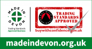 Made in Devon trading standards approved business logo